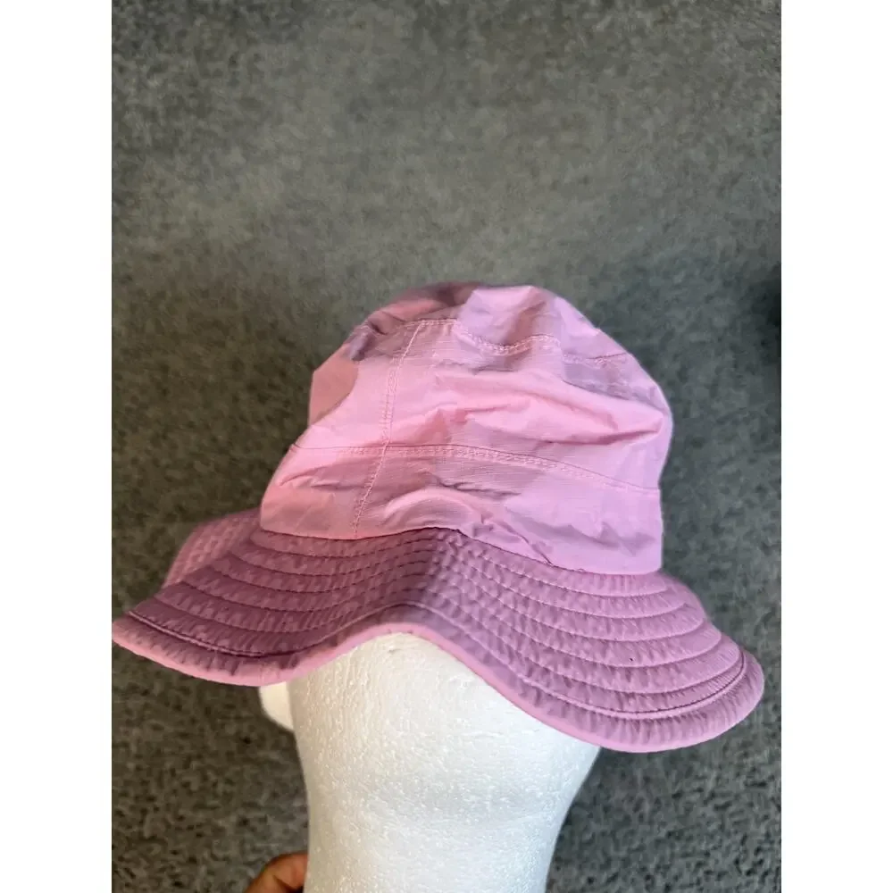 L.L. Bean Hat Cap Strap Back Unisex Kids M Pink Adjustable Sun Hat Nylon Mesh